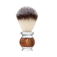 Load image into Gallery viewer, Premium Men&#39;s Wooden and Stainless Steel Shaving Brush
