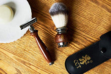 Load image into Gallery viewer, Double Edge Safety Razor in Missanda Wood and Stainless Steel
