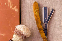 Load image into Gallery viewer, Stainless Steel and Missanda Wood Cutthroat Straight Razor
