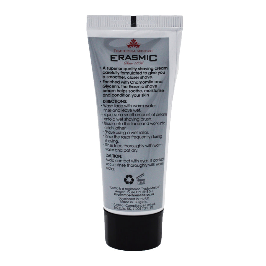 Erasmic Lather Shave Cream 75ml The Cambridge Cutthroat