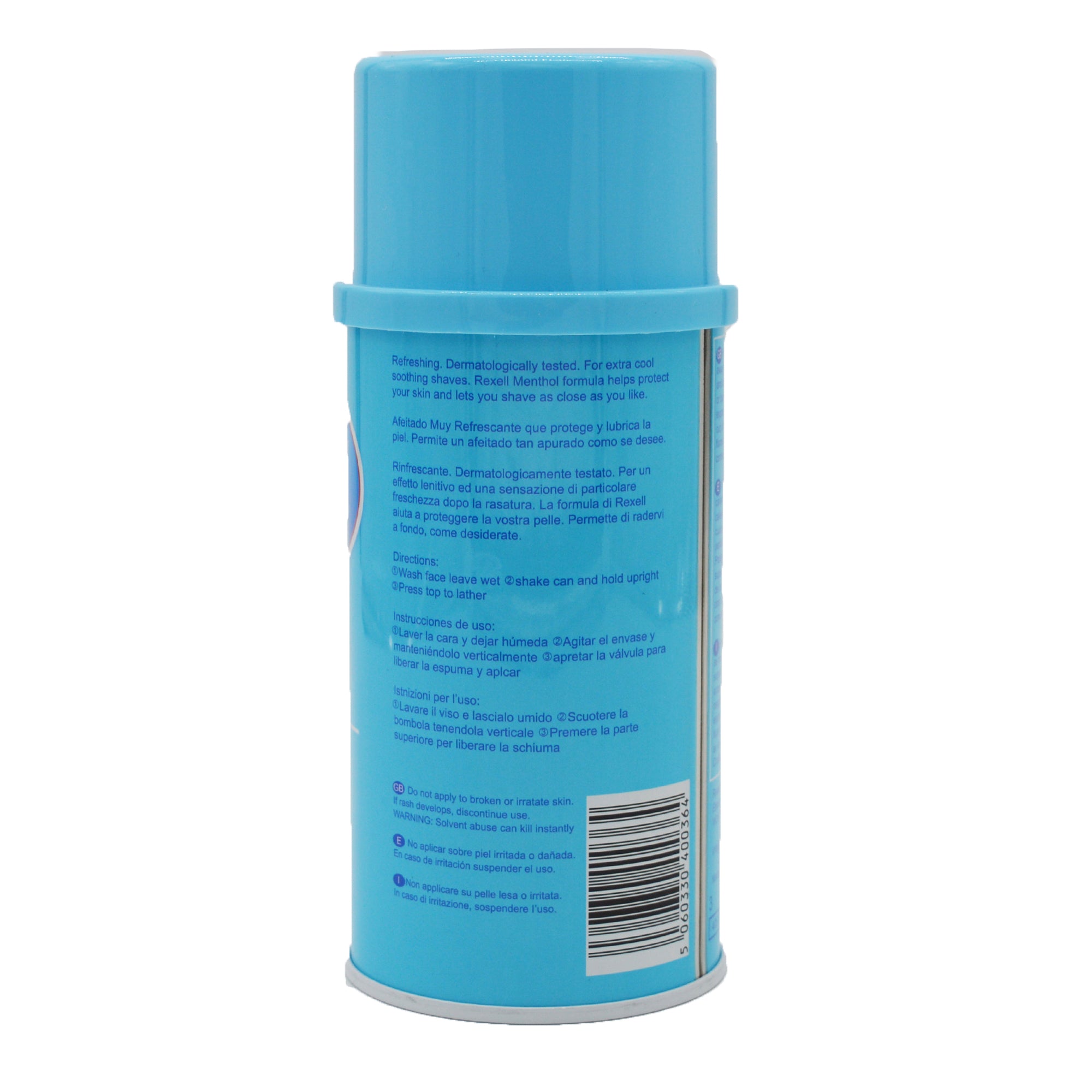 Rexell Shave Foam 300ml Menthol The Cambridge Cutthroat